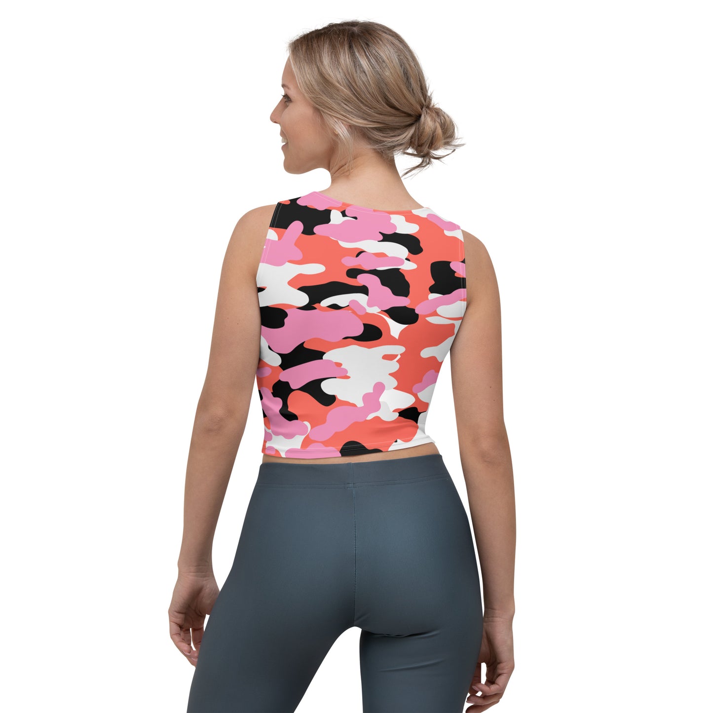 ZENKAI Crop-top Camo Pink