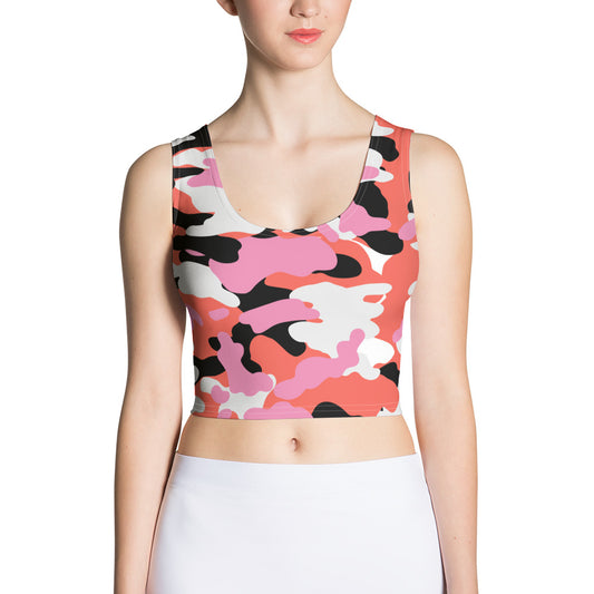 Camo Pink Crop Top