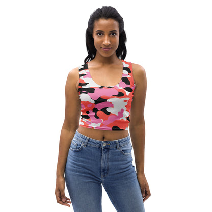 ZENKAI Crop-top Camo Pink